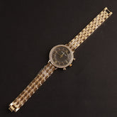 Women Chain Wrist Watch Golden Black MK